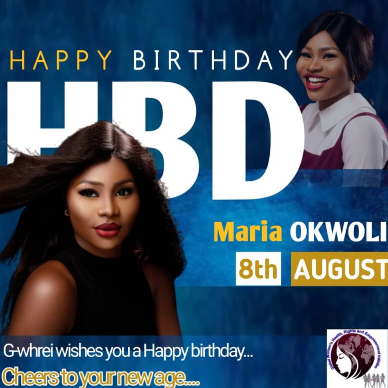 Happy Birthday Wishes To Our ED - Maria Okwoli